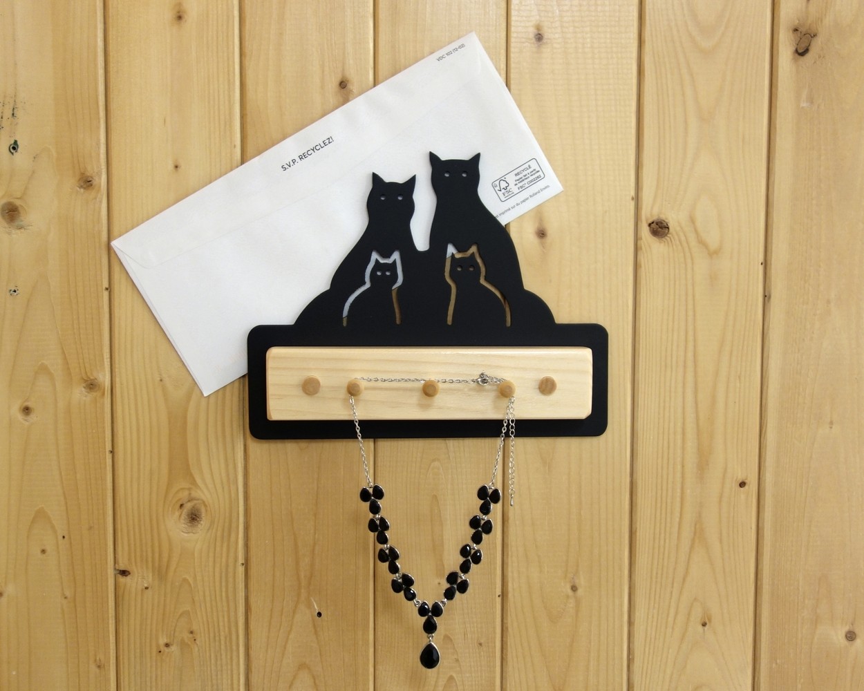 Cats Family Key Holder