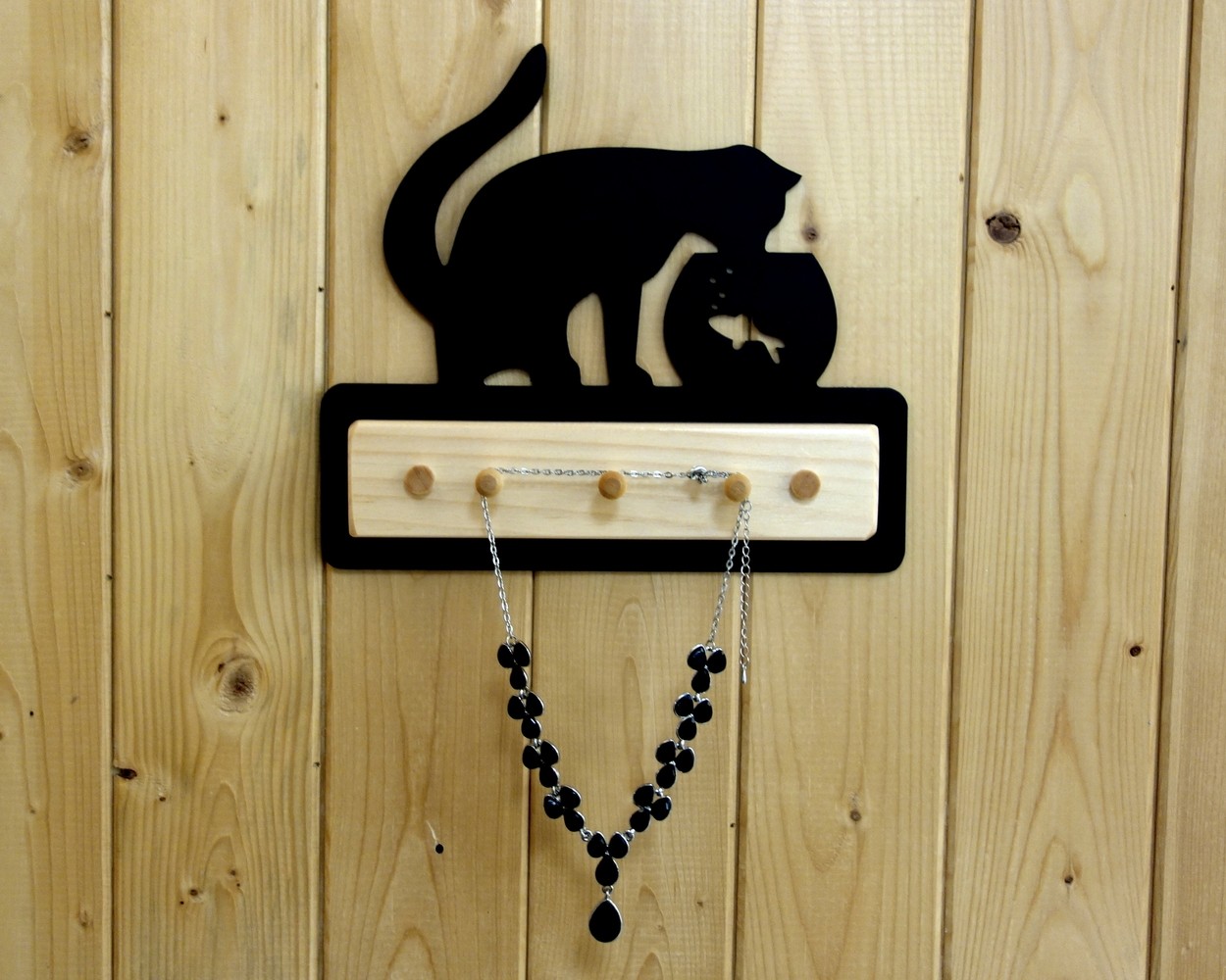 Cat and Fish Key Holder