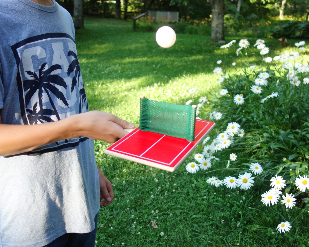 Le ping-pong solo rouge