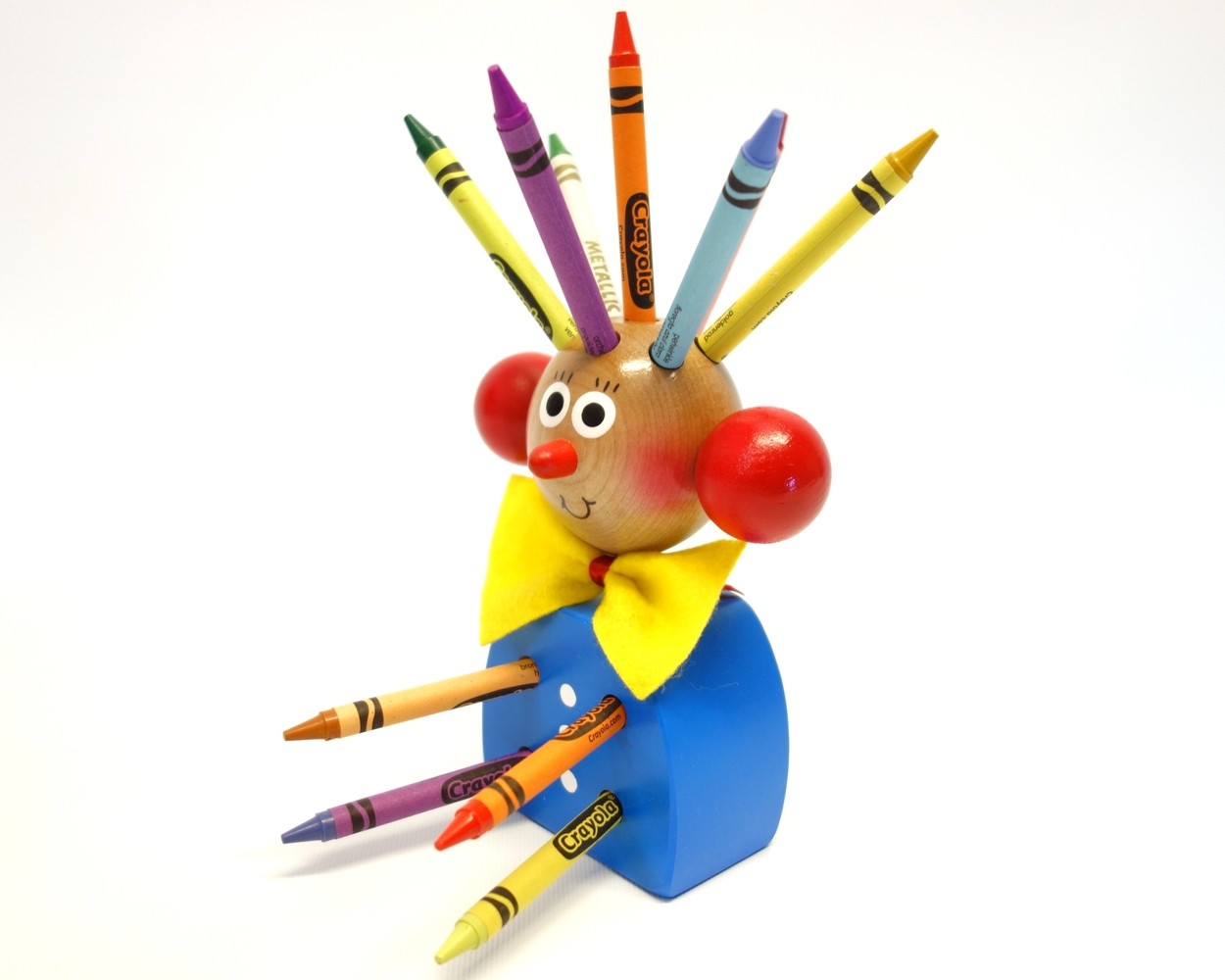 Mr. Pencil holder (blue)