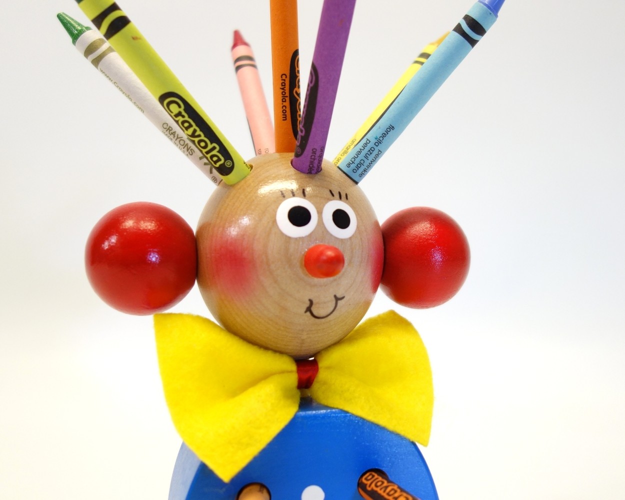 Mr. Pencil holder (blue)