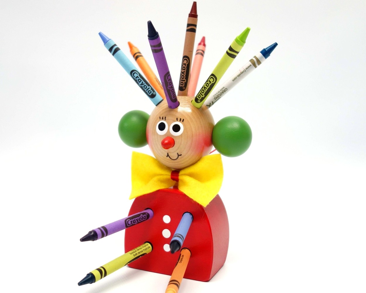 Mr. Pencil holder (red)