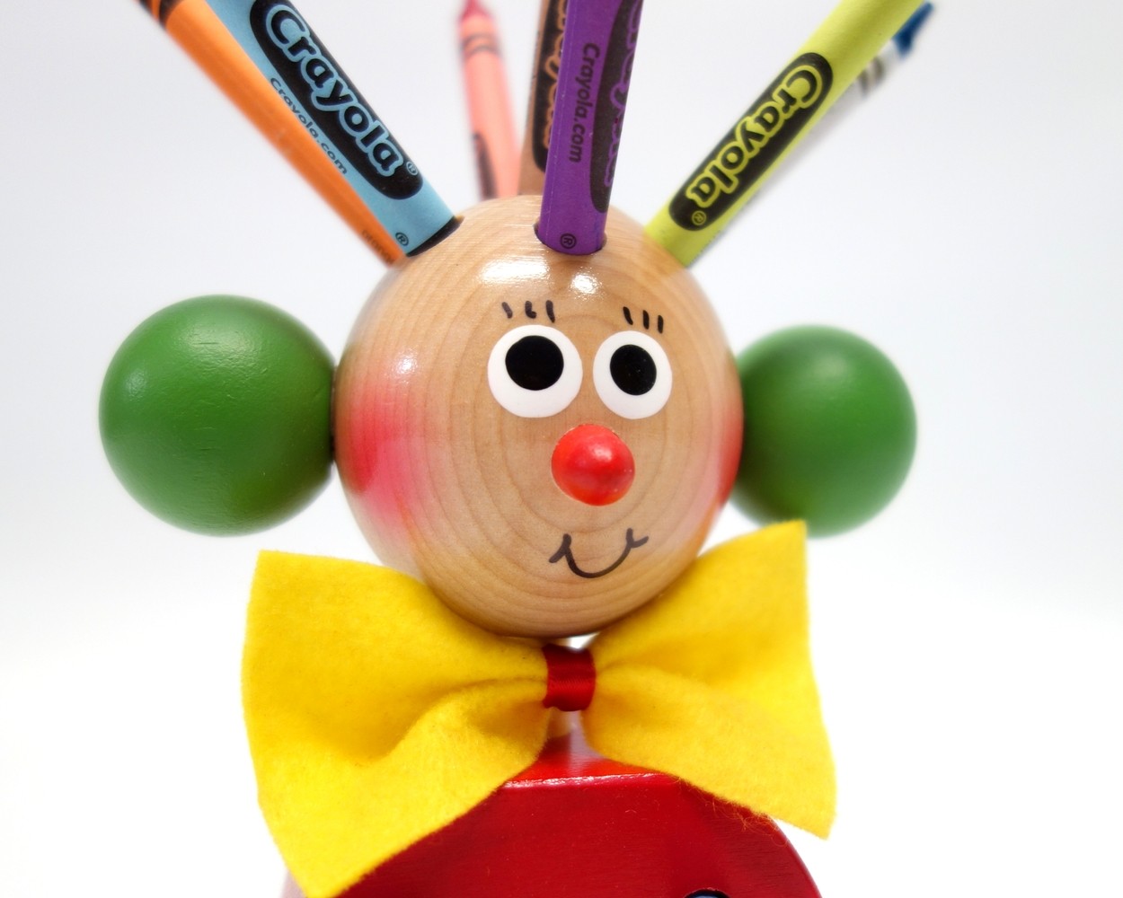 Mr. Pencil holder (red)