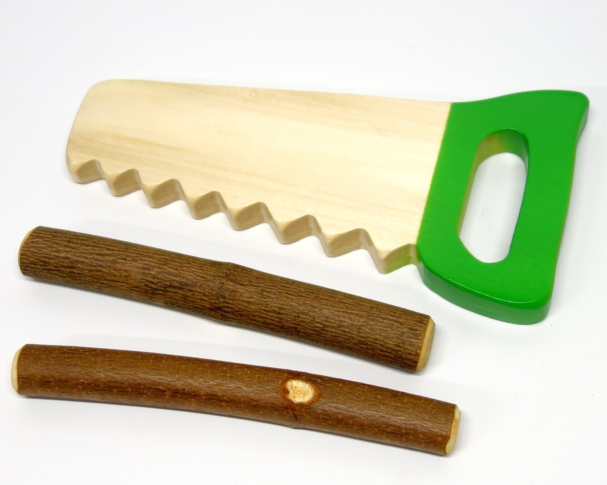 Green Toy Saw