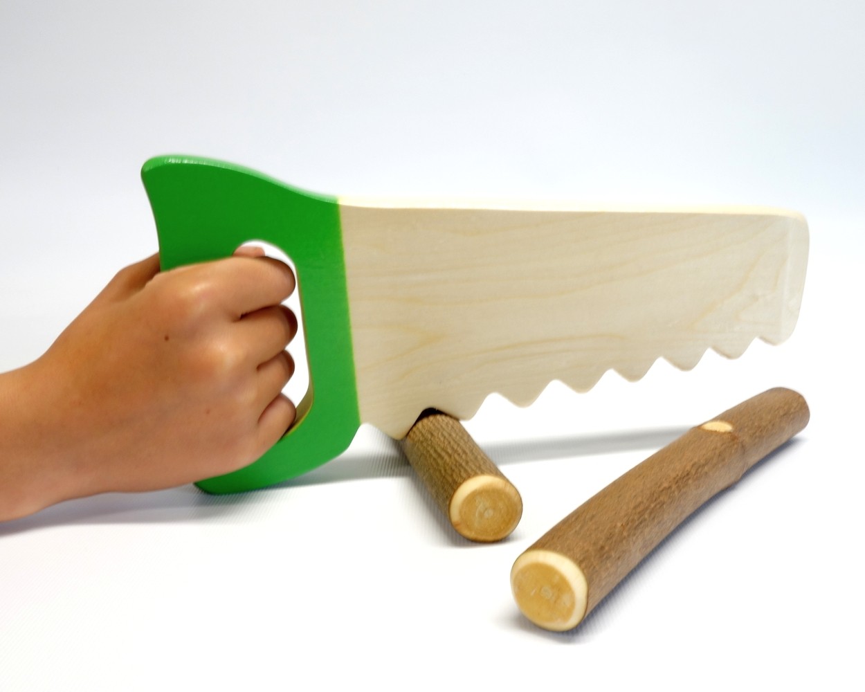 Green Toy Saw