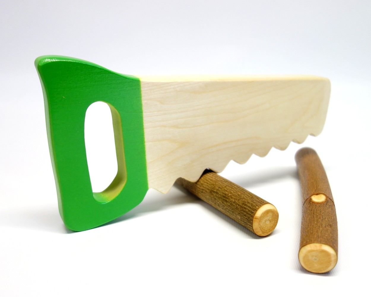 Green Toy Saw