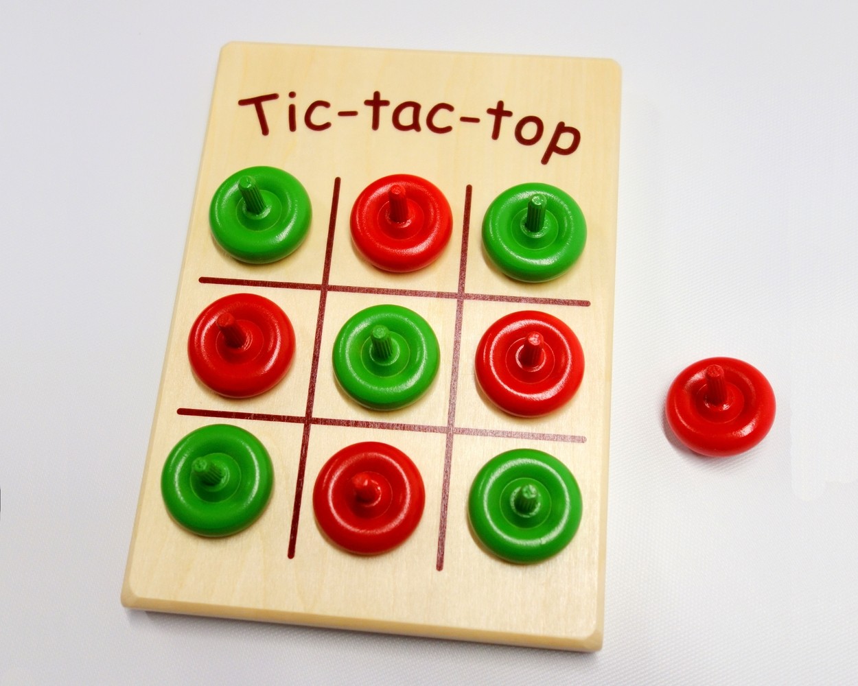 Tic-tac-top, 10 spinning tops