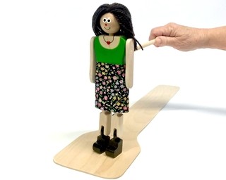 La gigueuse en bois