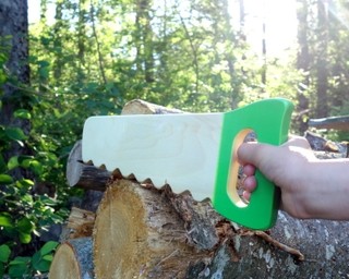 Green Toy Saw